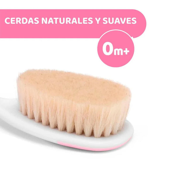 Chicco Hair Brush And Comb Set - Pink