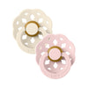Bibs Boheme Pacifiers 2 Pack - Ivory/Blossom