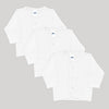 "Front open full sleeves cotton vest for babies – pack of 3 soft infant vests"