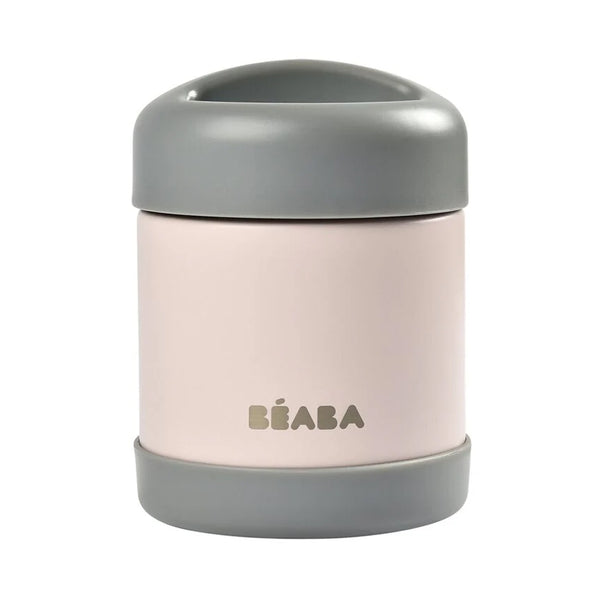 Beaba Stainless Steel Insulated Food Jar, Isothermal Portion 300 ml - Light Pink