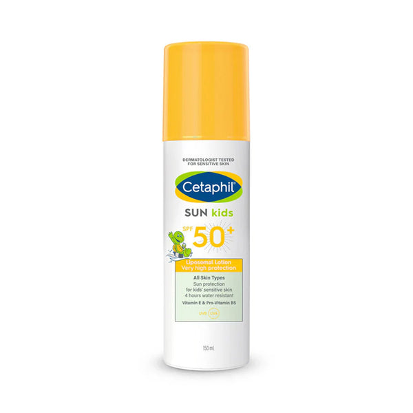 Cetaphil Sun Kids Liposomal Lotion SPF 50+ Sunscreen with Water Resistant, Hypoallergenic & Fragrance Free - 150ml - Dezine Kids