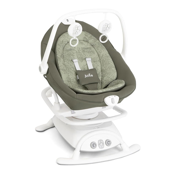 Joie Sansa 2 in 1 Multi Motion Soother & Portable Rocker - Palms - Dezine Kids