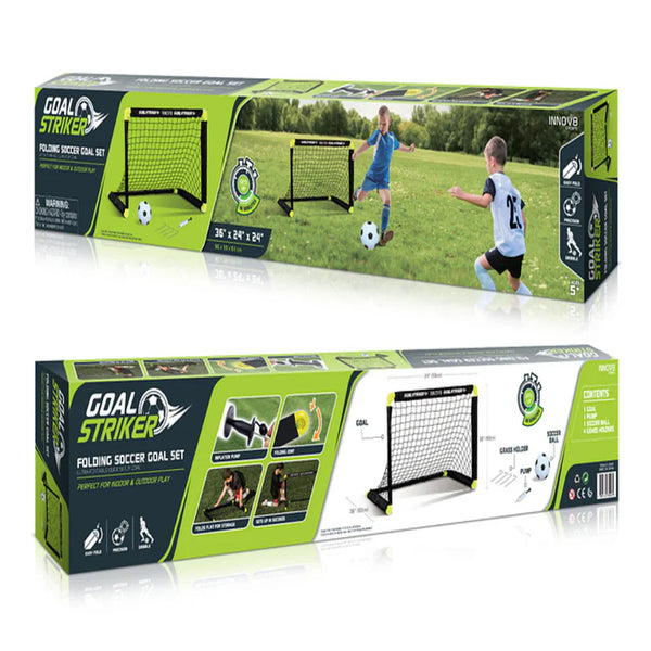 Innov8 Folding Soccer Goal Set