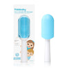 Frida Baby Detangling Hairbrush for Thick or Curly Hair, Wide Tooth Comb & Bristle Combo - Teal