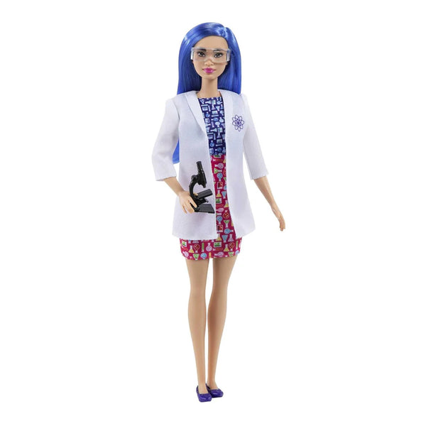 Barbie 12 Inch Blue Hair Scientist Doll & Accessories