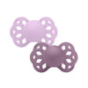 Bibs Infinity Pacifiers 2 Pack - Violet Sky/Mauve