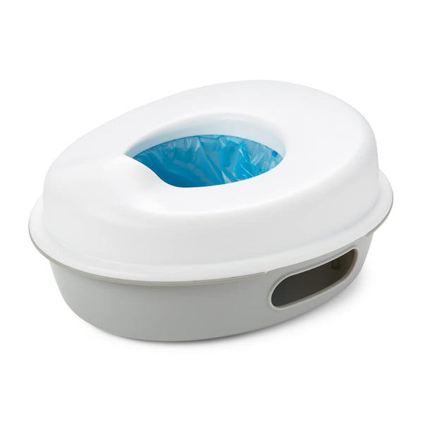 Skip Hop Potty Training Go Time 3 in 1 Potty - White & Grey