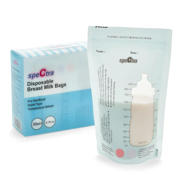 Disposable Breast Milk Storage Bags, 200 ml - 30 pcs - dezinekids.com