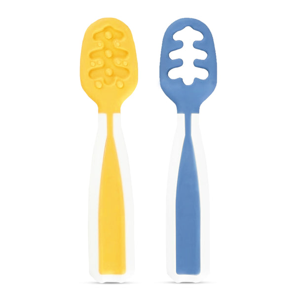 Hopop First Stage Baby Feeding Spoon, Soft, Safe & Easy to Hold - Dezine Kids