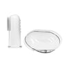 Dr.Browns Silicone Finger Toothbrush with Case - Clear