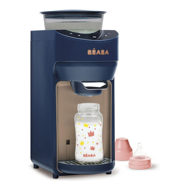 Beaba Milkeo Plus Automatic Baby Bottle Maker & Formula Dispenser with Smart Touchscreen, Multiple Temperature Settings - Night Blue - Dezine Kids