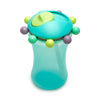 Melii Abacus Sippy Cup With Flip Top Doubles as a Toy, 340 ml - Blue