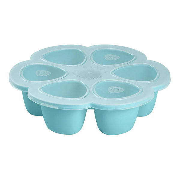 Beaba Silicone Multiportions Trays 6 x 90ml - Windy Blue