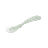 Beaba 2nd Stage Silicone Spoon with Ultra Soft Tip, Gum Friendly, Ergonomic Handles, BPA Free - Misty Green