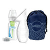 Dr. Browns Silicone One-Piece Breast Pump with Options+ Anti-Colic Bottle and Travel Bag