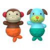 Skip Hop Bath Playthings Zoo Mix Match Flippers - Monkey Dog