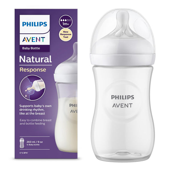 Philips Avent Feeding Bottle With Natural Response Nipple - 260 ml