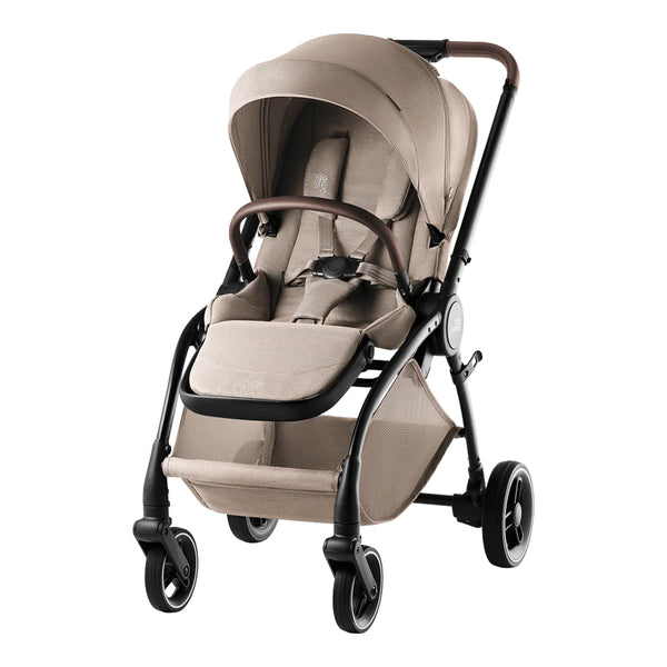 Britax Rio Baby Stroller with UPF 50+ Canopy - Teak - Dezine Kids