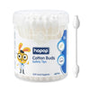 Hopop Safety Tips Cotton Buds for Delicate Care, 60 Pcs - Dezine Kids