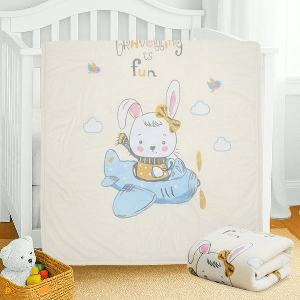Hopop Soft & Warm Baby Blanket, Cozy, Lightweight & Gentle on Skin