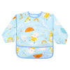 Hopop Easy Clean Waterproof Full Sleeve Baby Bib with Food Catcher Pocket - Dezine Kids