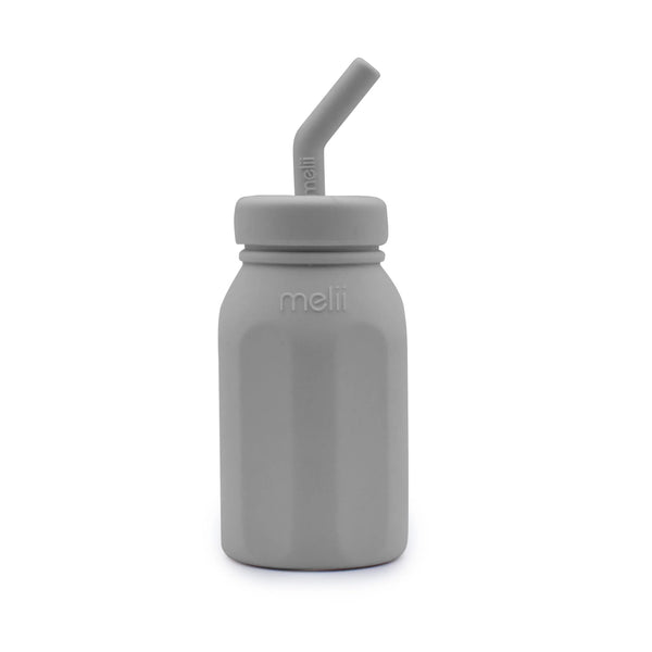 Silicone Water Bottle - Grey