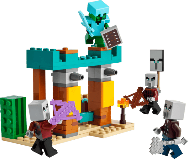 Lego Minecraft The Illager Desert Patrol Gaming Kit for Kids - Dezine Kids