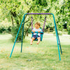 Plum Metal 2-In-1 Swing Set