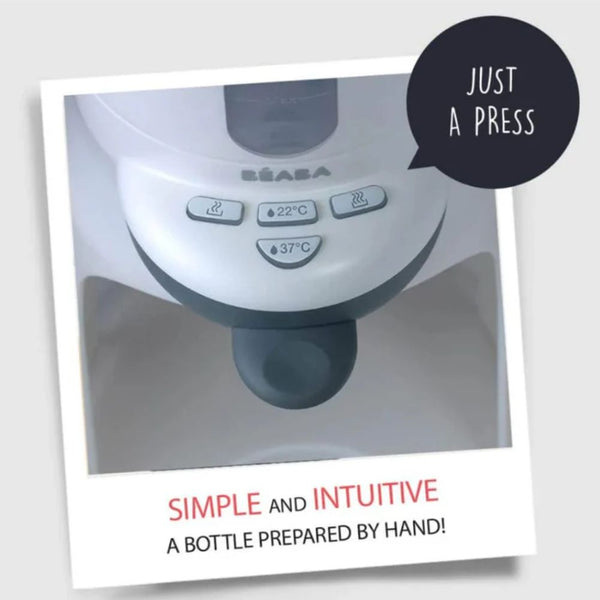 Beaba Bib Expresso 3 in 1 Bottle Preparer - White & Grey