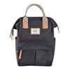Beaba Wellington Diaper Bag, Large Capacity Baby Bag with Changing Mat, Durable, Water Resistant - Dark Grey - Dezine Kids