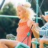 Plum Premium Metal Single Swing And Glider With Mist
