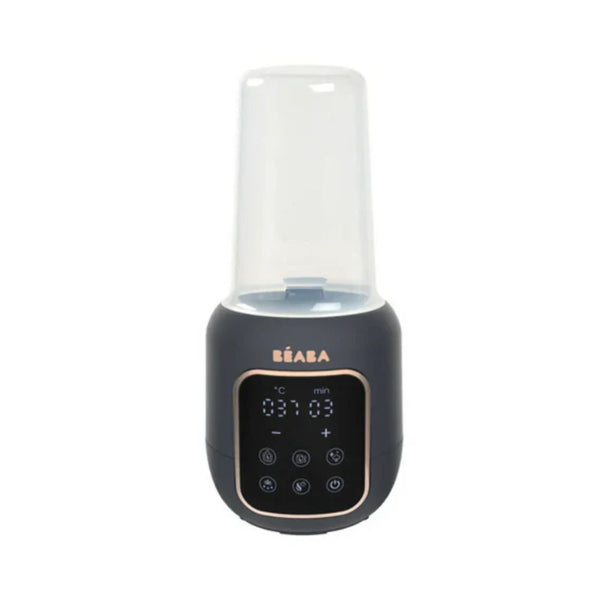 Beaba Multi Milk 5 in 1 Baby Bottle Warmer, Fast Steam Mode, Defrost & Baby Food Warmer with LED Display, Touch Screen & Adjustable Timer - Night Blue
