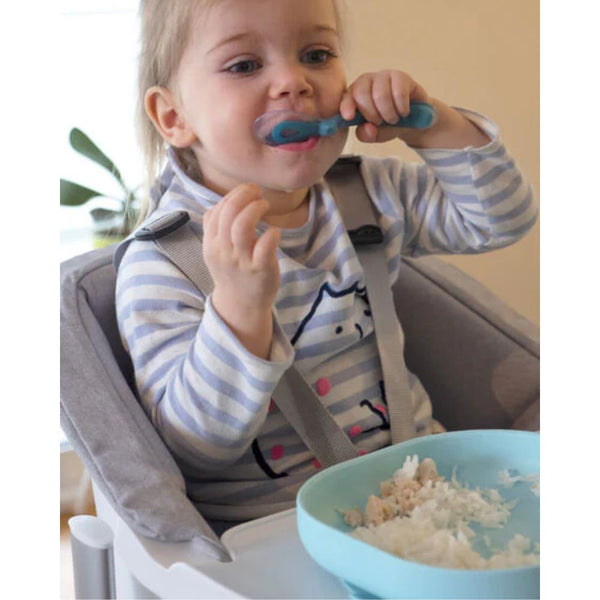 Beaba Silicone Suction Plate - Light Blue