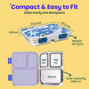 Basil 3 Compartment easy open-close Lunchbox - Super Swoosh