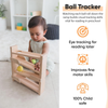 Curious Cub Wooden Ball Tracker Montessori Inspired Educational Ramp Toy - Dezine Kids