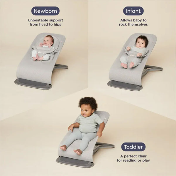 Ergobaby Evolve 3-in-1 Bouncer - Light Grey - Dezine Kids