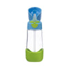 B.Box Tritan Straw Drink Bottle 450 ml - Ocean Breeze Blue Green