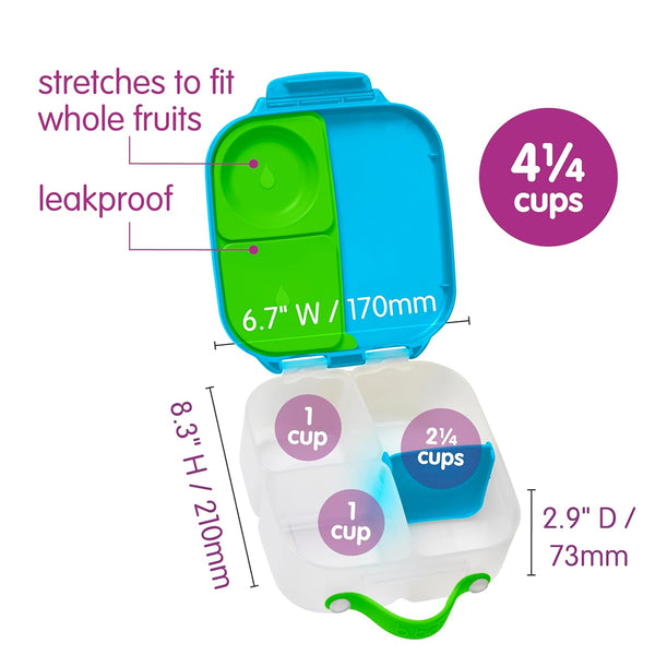 B.Box Mini Lunch Box - Ocean Breeze Blue Green