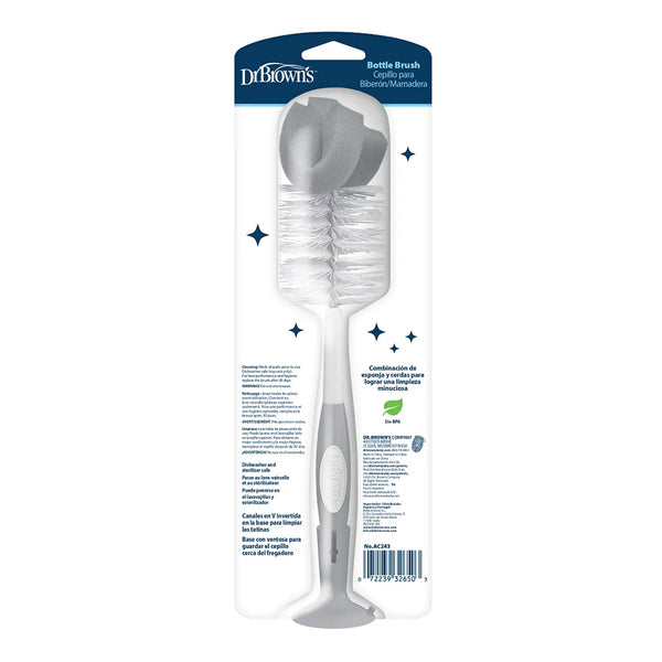 Dr.Browns Baby Bottle Brush - Grey - Dezine Kids
