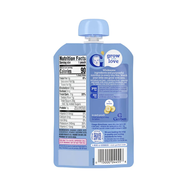 Gerber Fruit Puree - Banana