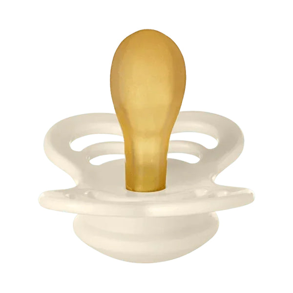 Bibs Supreme Pacifiers 2 Pack - Ivory/Blush