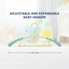 Hopop Adjustable Anti-Slip Hangers for Baby & Kids Clothes – Pack of 6 - Dezine Kids