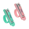 Safe baby nail cutter with curved blades