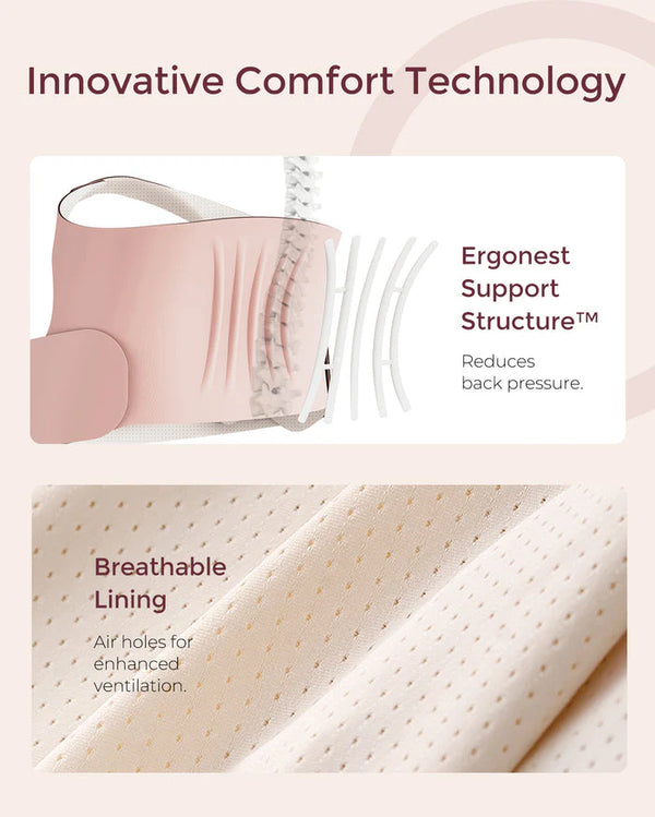 Momcozy BumpEase Ergonest Maternity Belly Band, O Shape Molding - Skin