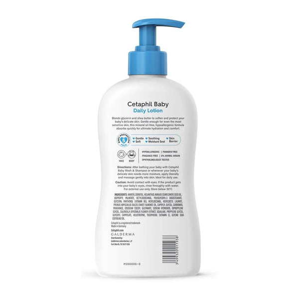 Cetaphil Baby Daily Lotion with Shea Butter, Vitamin E & Pro-Vitamin B5 - 400 ml