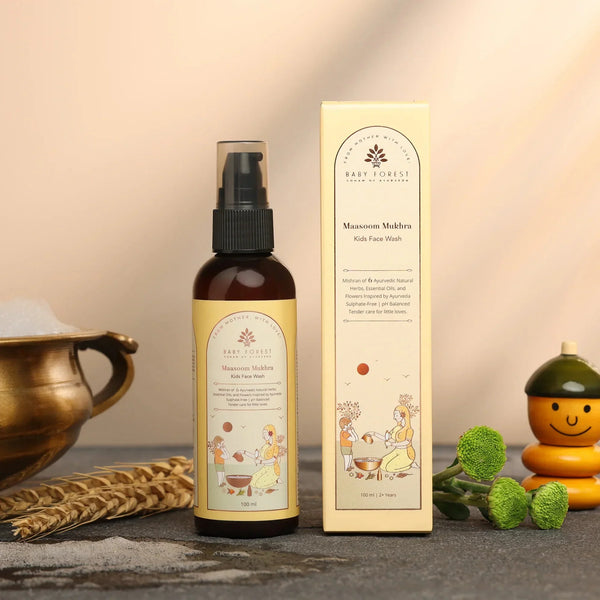 Maasoom Mukhra Ayurvedic Kids Face Wash - dezinekids.com