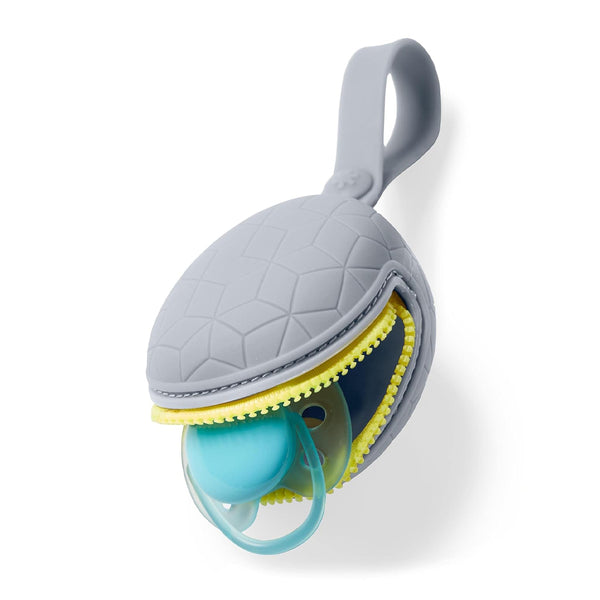 Skip Hop Grab & Go Silicone Pacifier Holder - Grey
