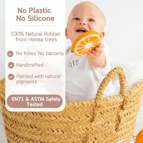 Oli & Carol Clementino the Orange Baby Teether