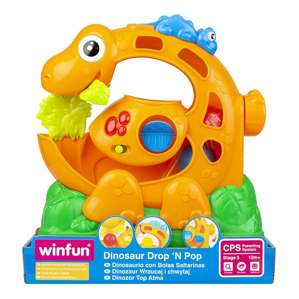 Winfun Dinosaur Drop'n PopArcade Toy with Vibrant Lights & Balls