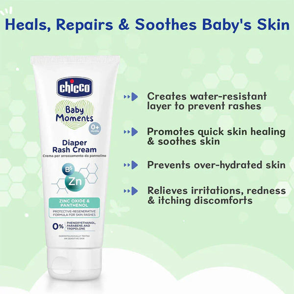 Chicco Diaper Rash Cream (0M+) - 100g